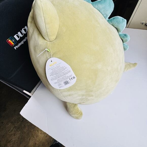 Squishmallows -Alec the Sea Monster Large Olive Green 16" - Picture 7 of 16